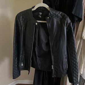 M leather jacket